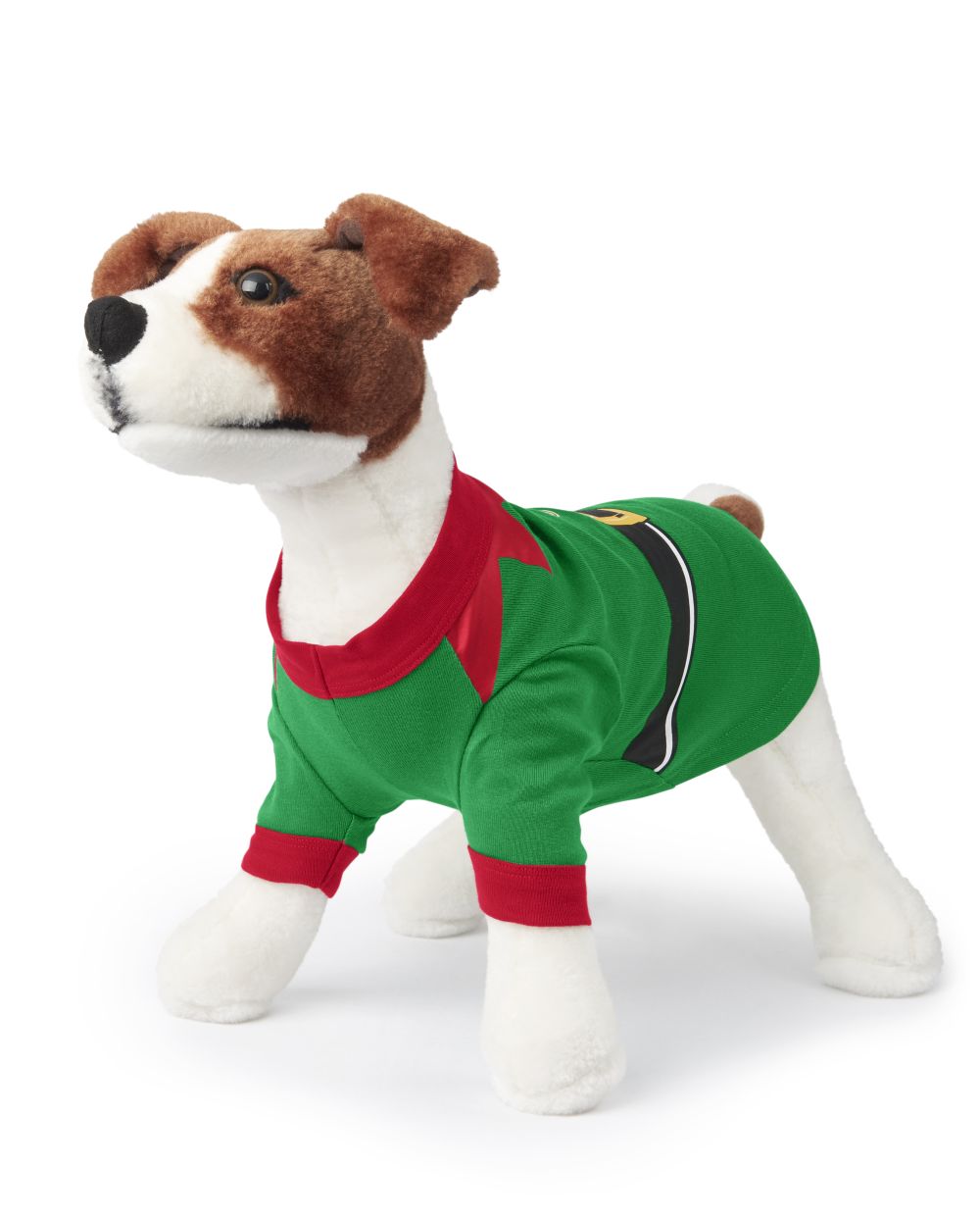 

s Dog Matching Family Elf Cotton Pajamas - Green - The Children's Place