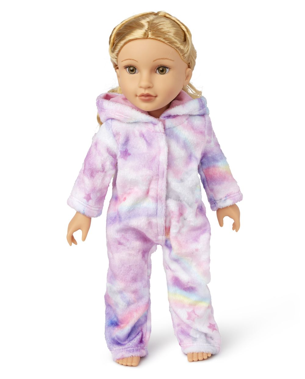 

s Doll Mommy And Me Unicorn Cloud Fleece Matching One Piece Pajamas - Purple - The Children's Place