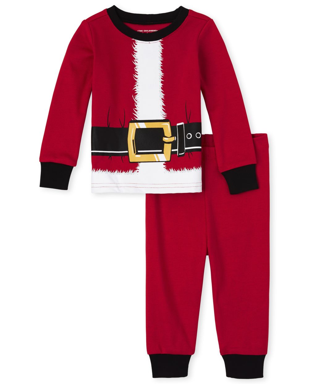 

s Unisex Baby And Toddler Matching Family Santa Suit Snug Fit Cotton Pajamas - Red - The Children's Place