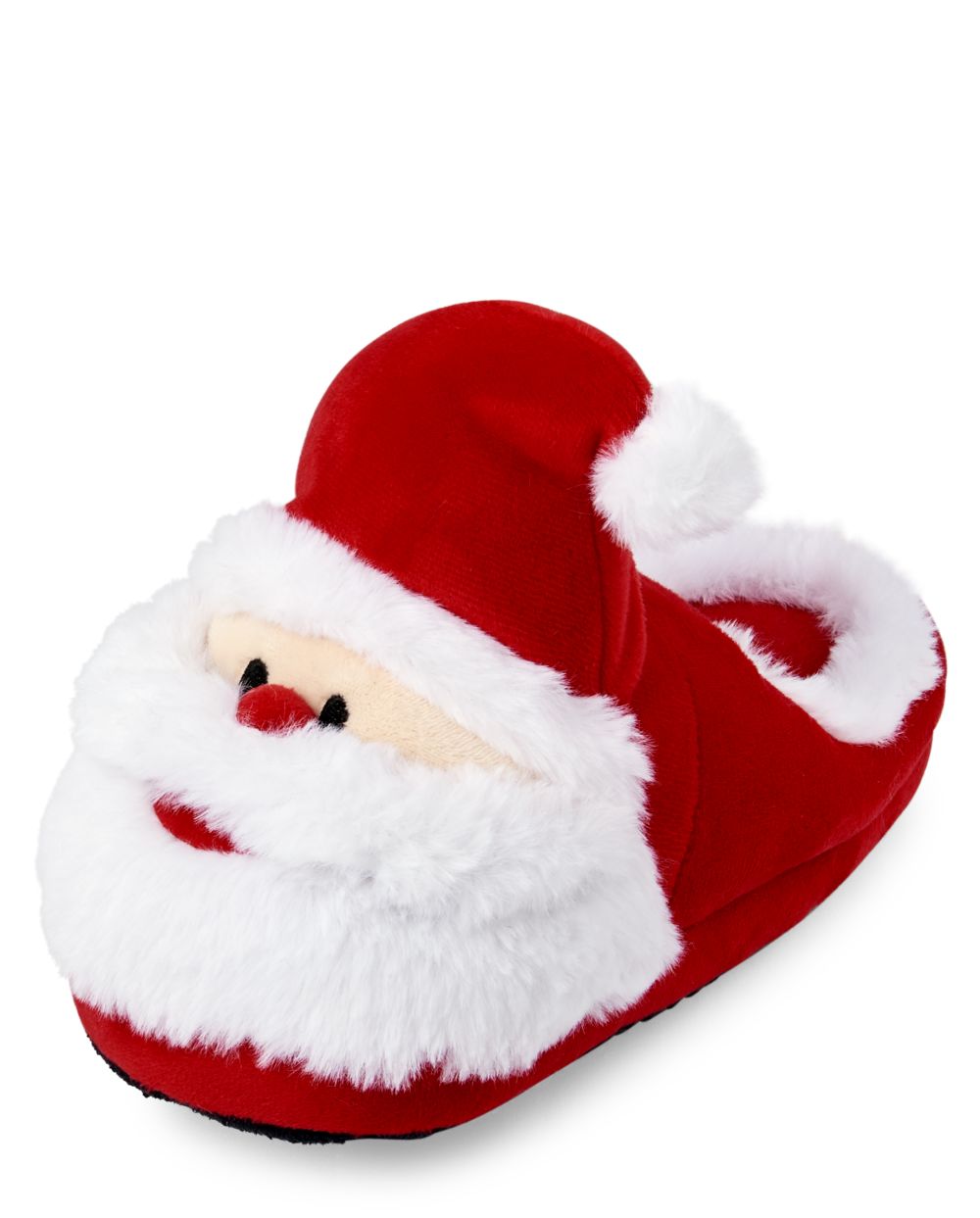 

s Unisex Kids Matching Family Santa Slippers - Red - The Children's Place