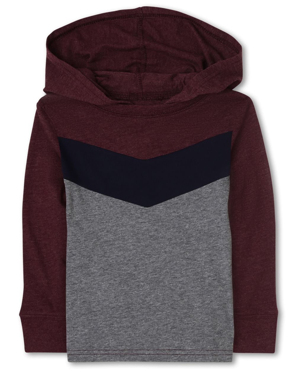 

s Baby And Toddler Boys Colorblock Hoodie Top - Red - The Children's Place