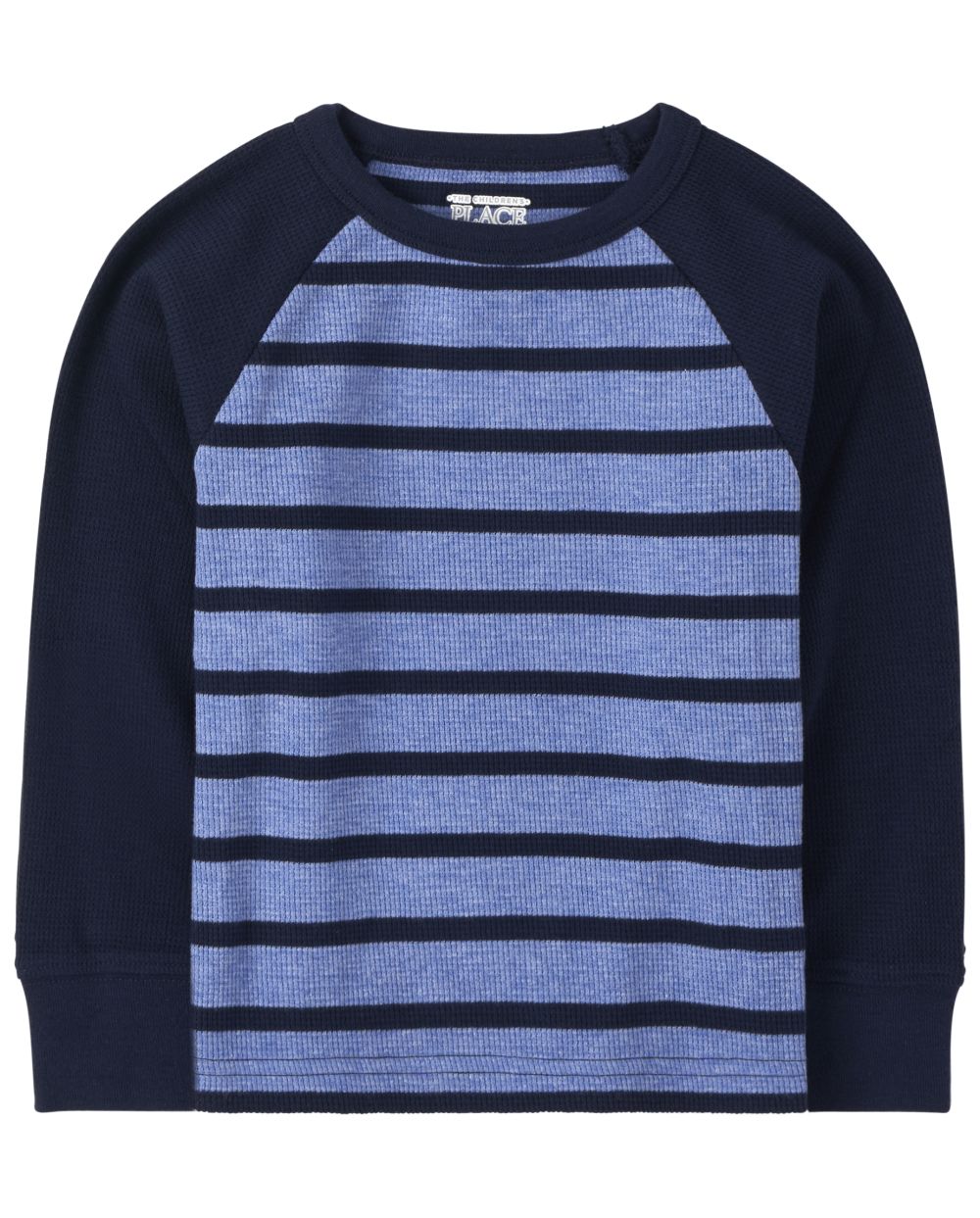 

s Baby And Toddler Boys Striped Thermal Top - Blue - The Children's Place