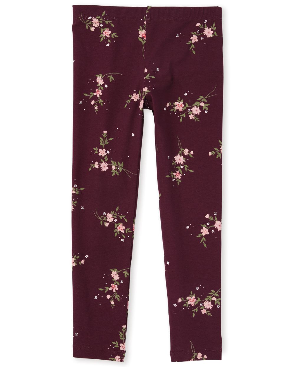 

Girls Floral Leggings - Red - The Children's Place