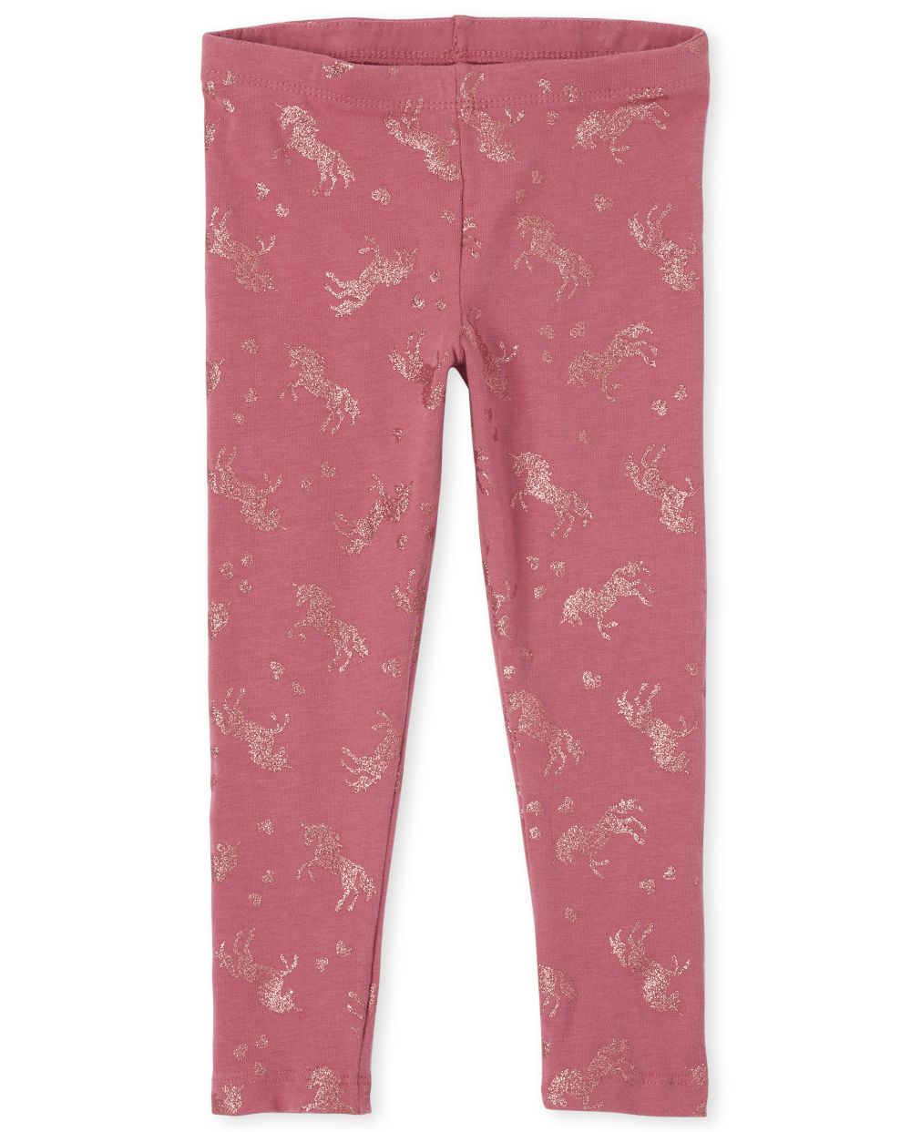 

Girls Glitter Unicorn Leggings - Pink - The Children's Place