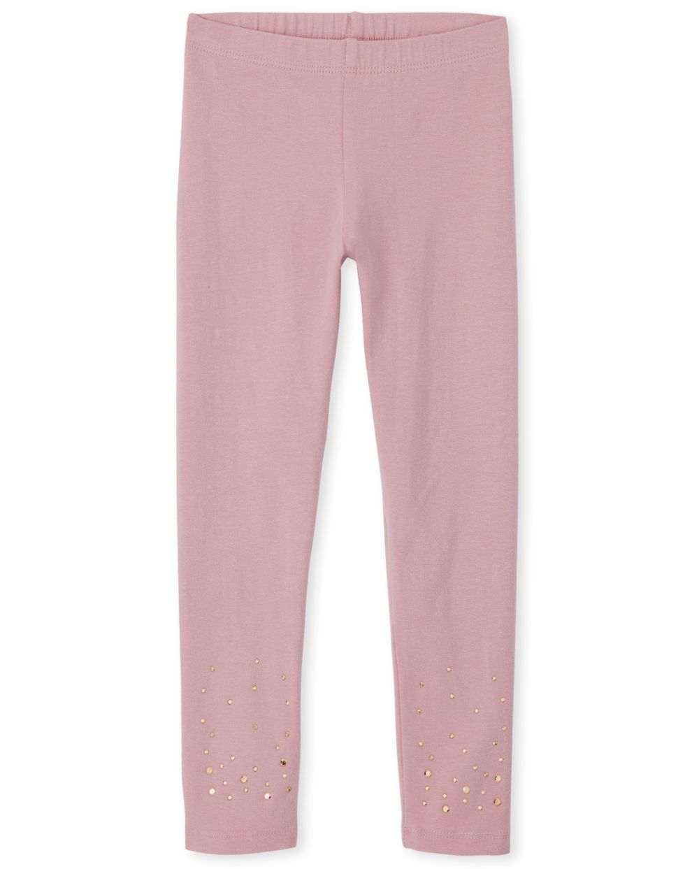 

Girls Studded Leggings - Pink - The Children's Place