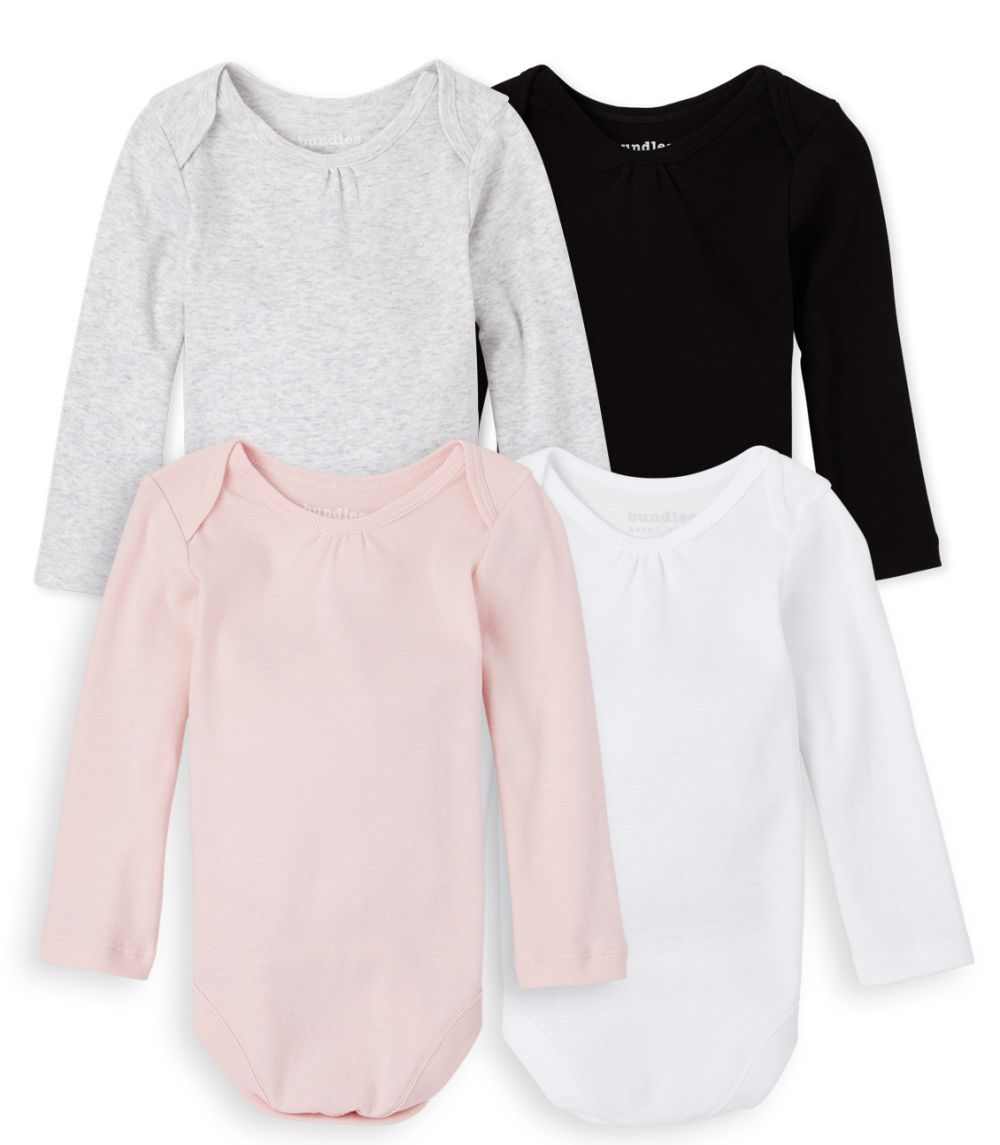 

Newborn Baby Bodysuit 4-Pack - Multi - The Children's Place