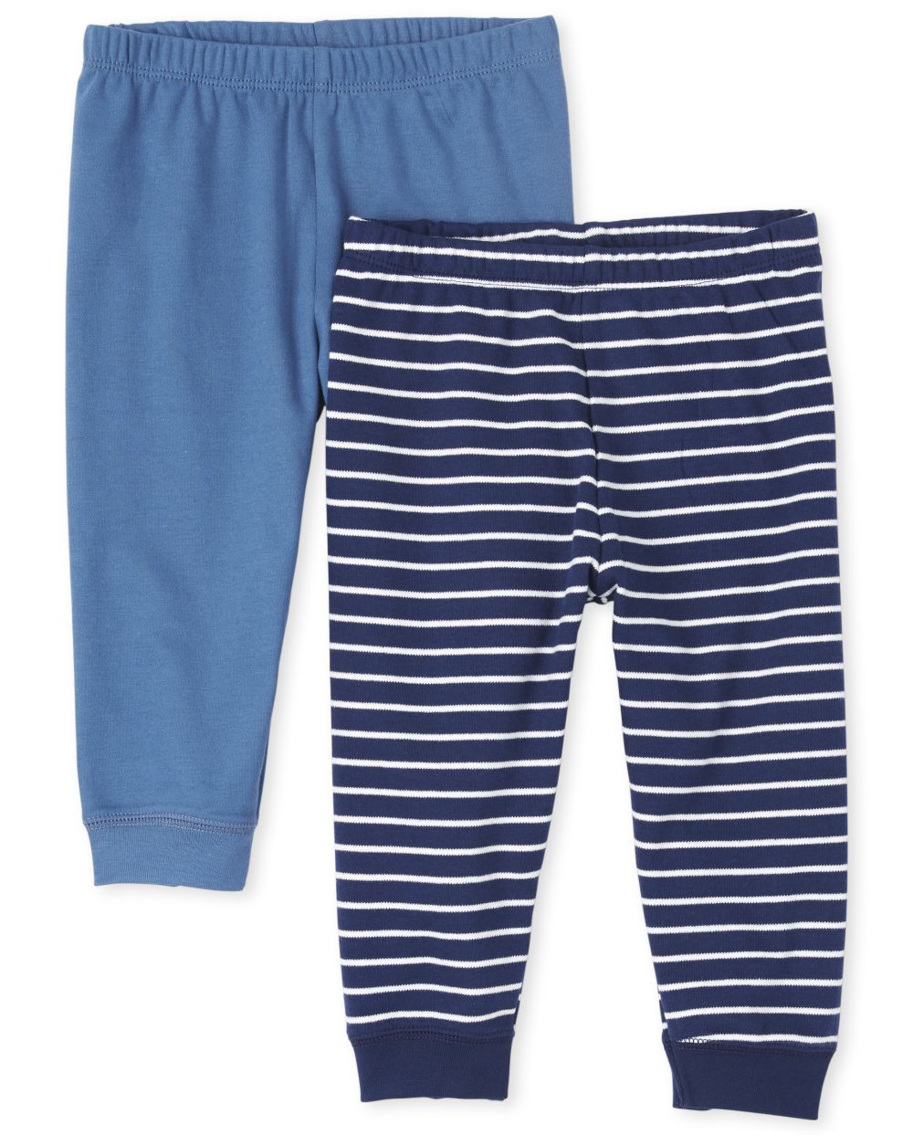 

Newborn Baby Boys Striped Pants 2-Pack - Blue - The Children's Place