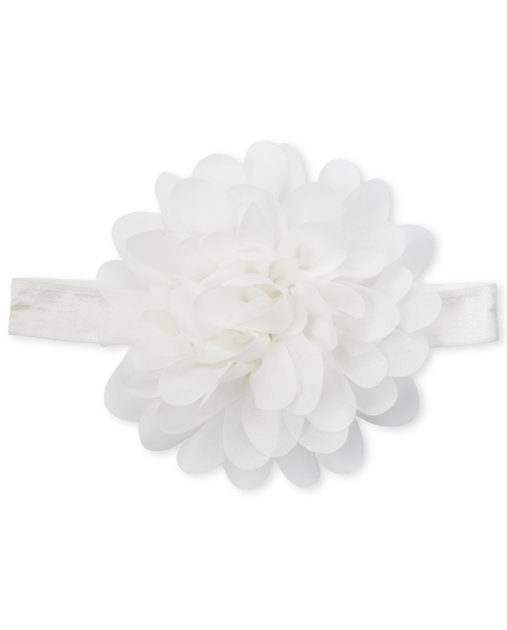 

Newborn Baby Flower Headwrap - White - The Children's Place