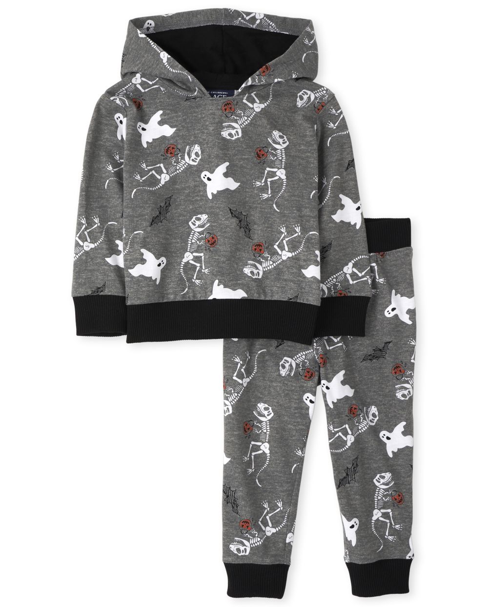 

s Baby And Toddler Boys Dino Outfit Set - Gray - The Children's Place
