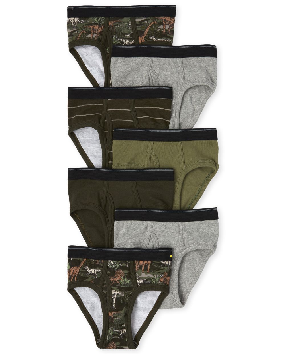 

Boys Boys Dino Briefs 7-Pack - Brown - The Children's Place