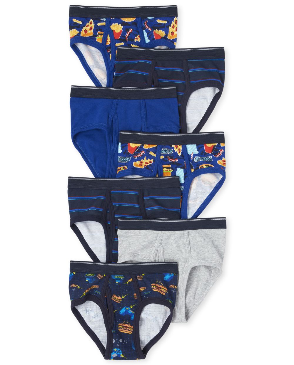 

Boys Boys Food Briefs 7-Pack - Blue - The Children's Place