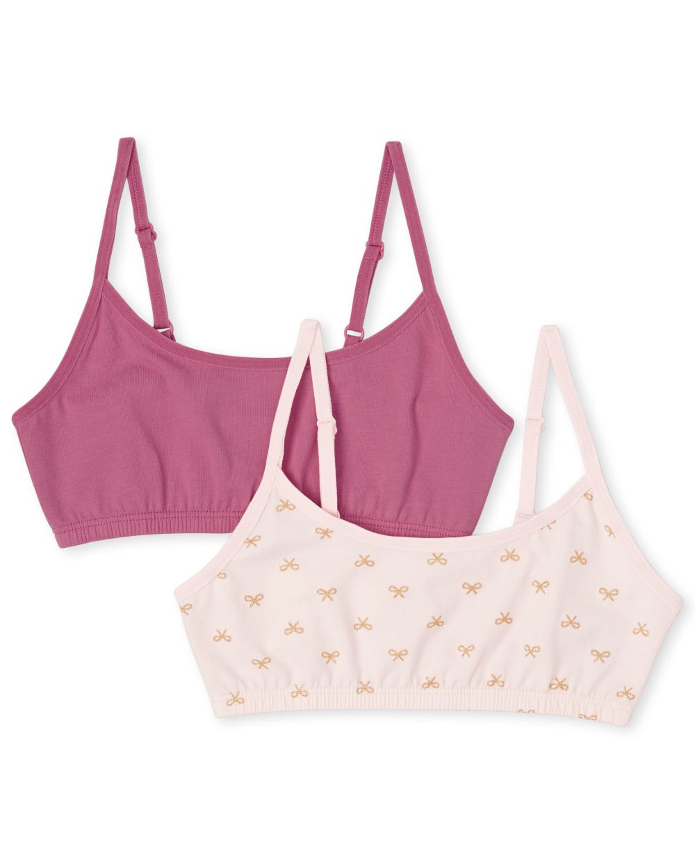 

s Glitter Bralette 2-Pack - Pink - The Children's Place