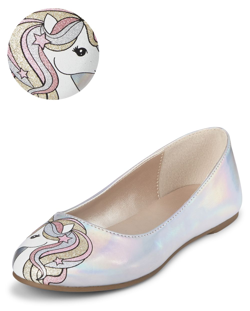unicorn ballet flats