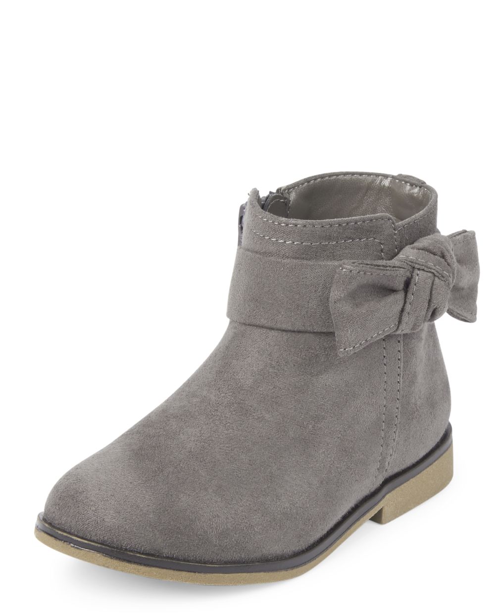 

s Toddler Bow Booties - Gray - The Children's Place