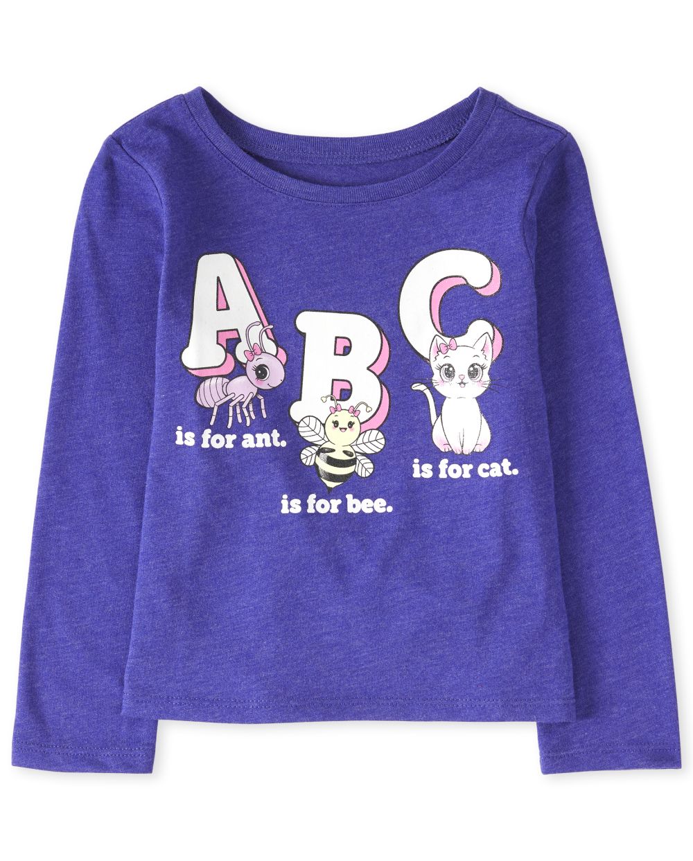 

s Baby And Toddler Abc Graphic Tee - Blue T-Shirt - The Children's Place