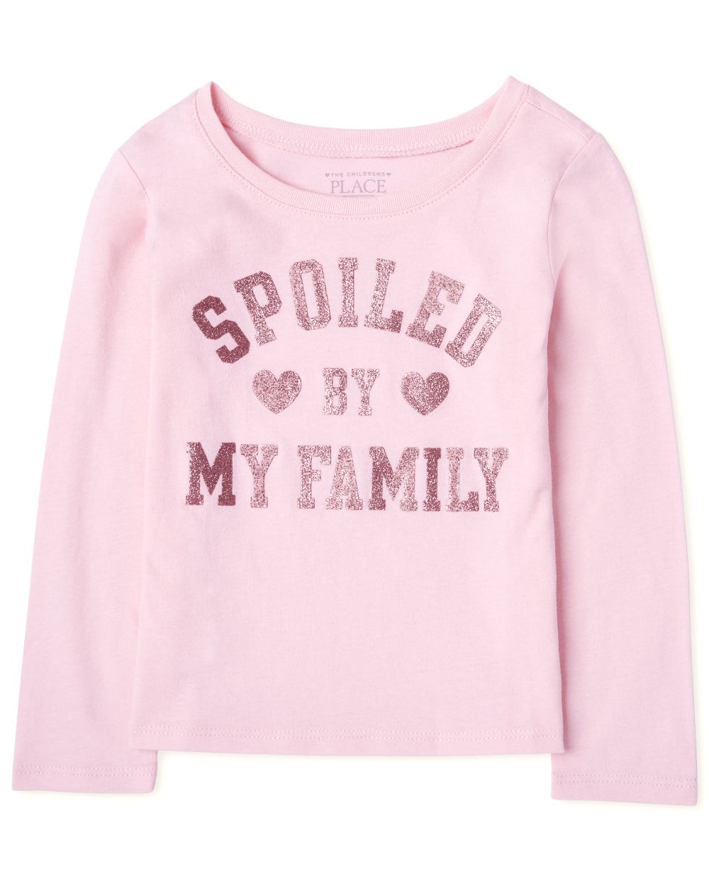 

s Toddler Spoiled Graphic Tee - Pink T-Shirt - The Children's Place