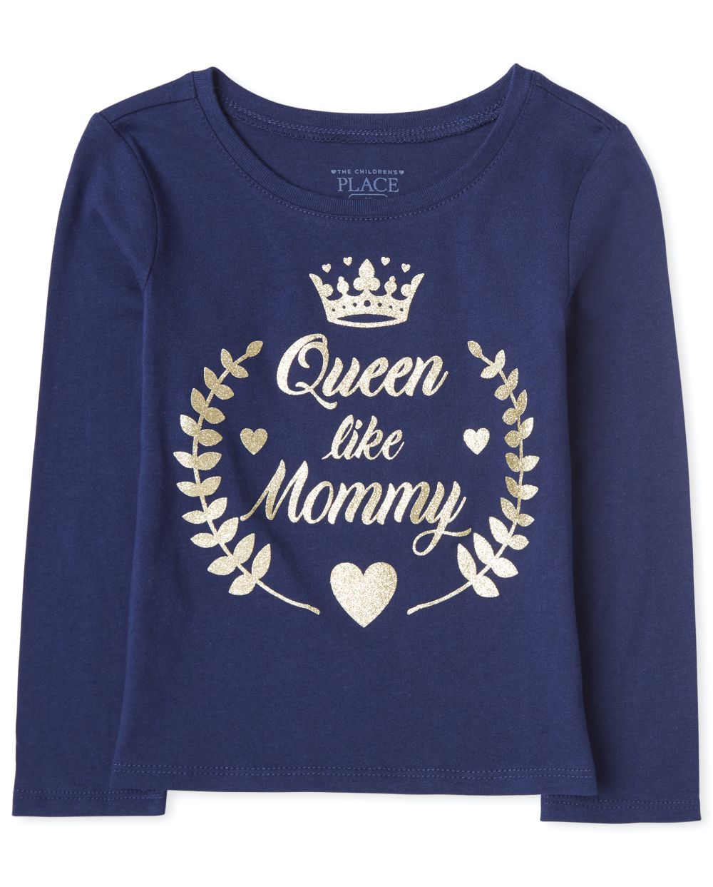 

s Toddler Queen Like Mommy Graphic Tee - Blue T-Shirt - The Children's Place