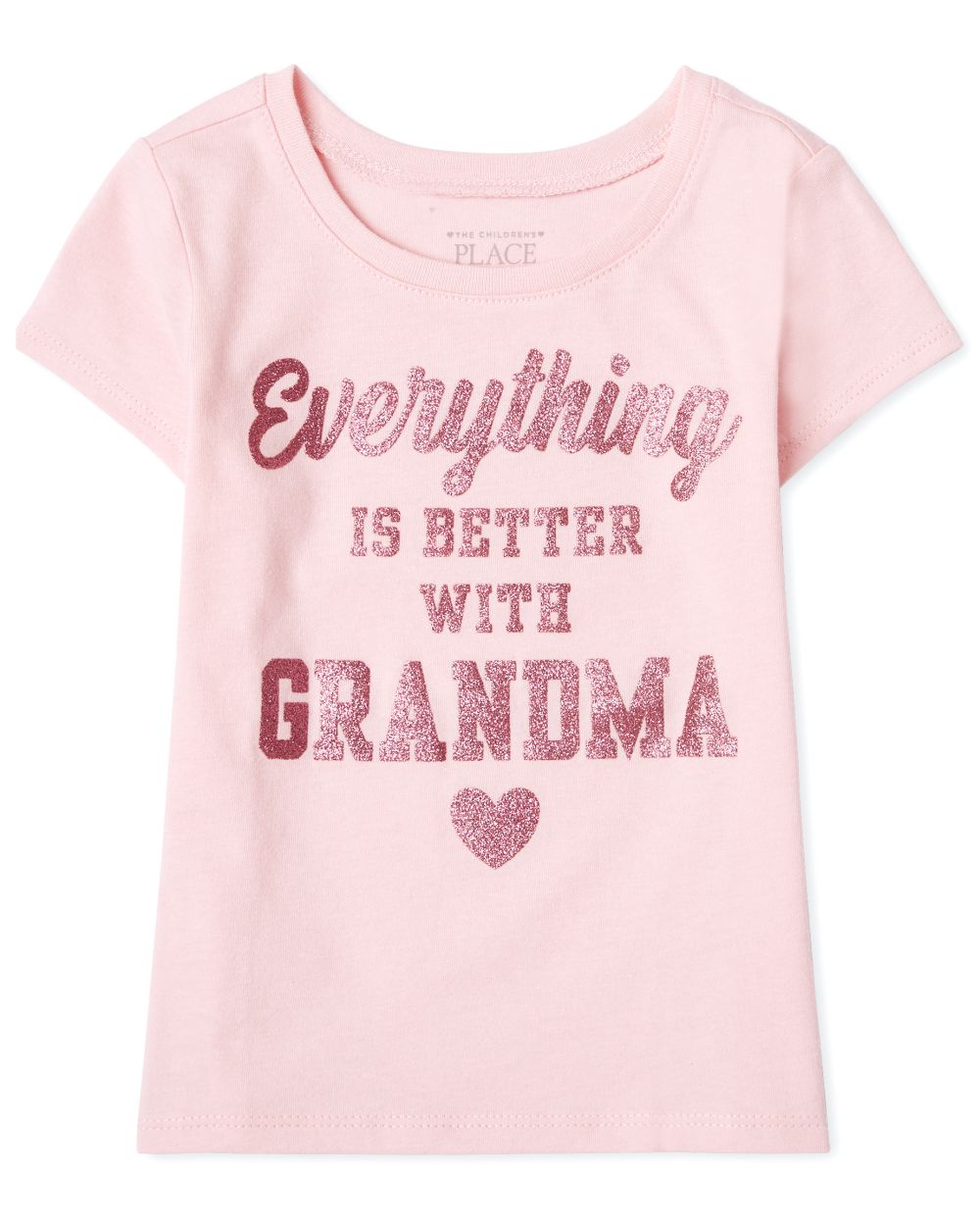 

s Baby And Toddler Better With Grandma Graphic Tee - Pink T-Shirt - The Children's Place