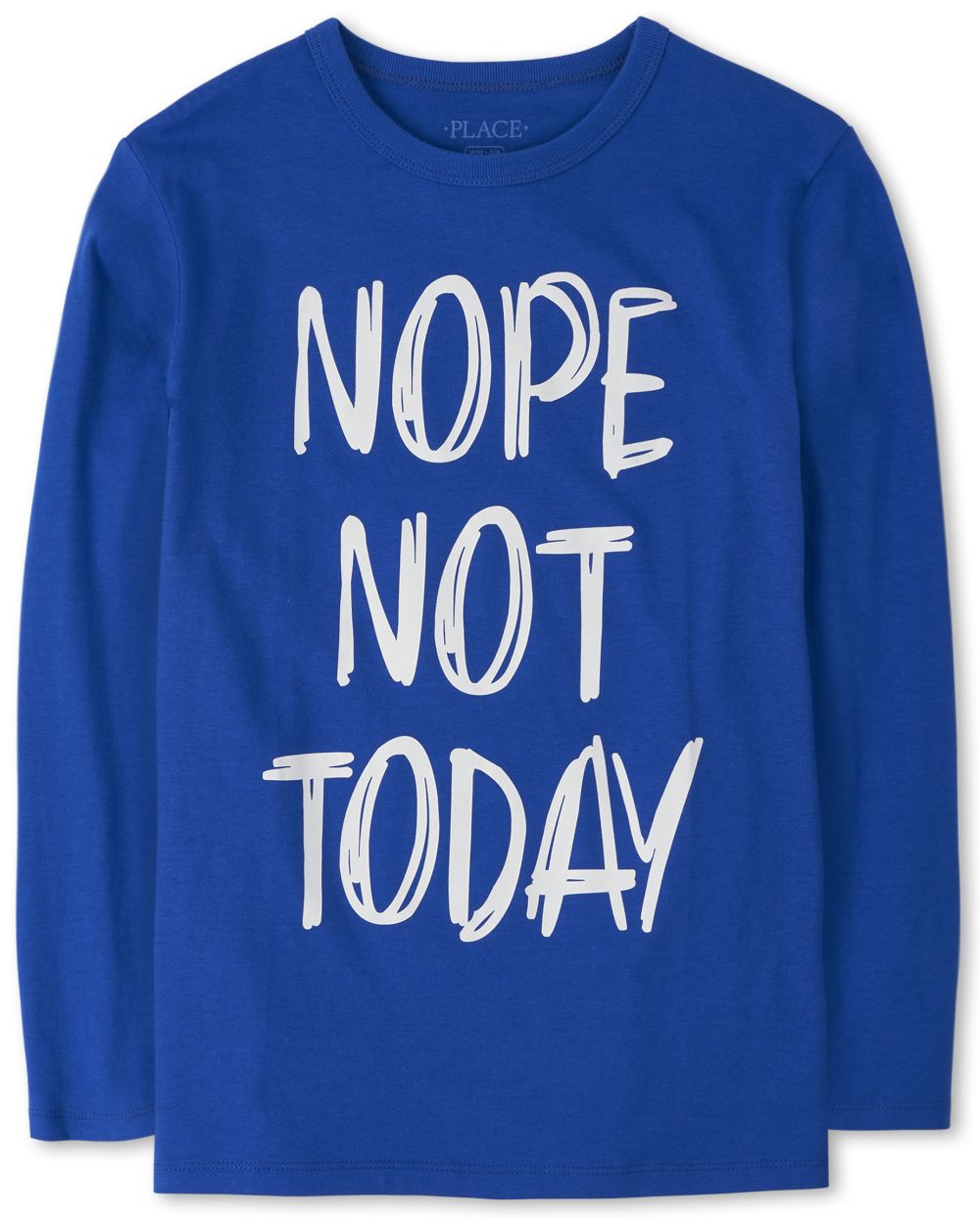 

Boys Boys Nope Graphic Tee - Blue T-Shirt - The Children's Place