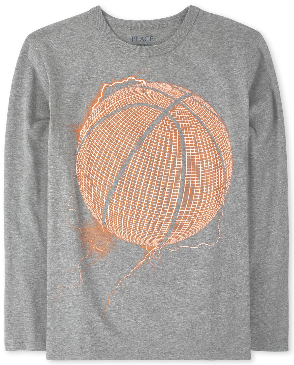 

s Boys Basketball Graphic Tee - Gray T-Shirt - The Children's Place