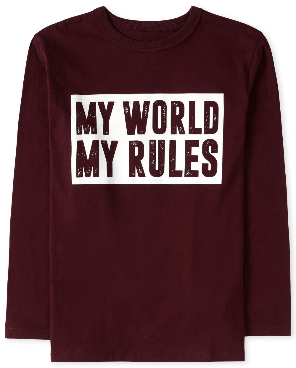 

Boys Boys My Rules Graphic Tee - Red T-Shirt - The Children's Place
