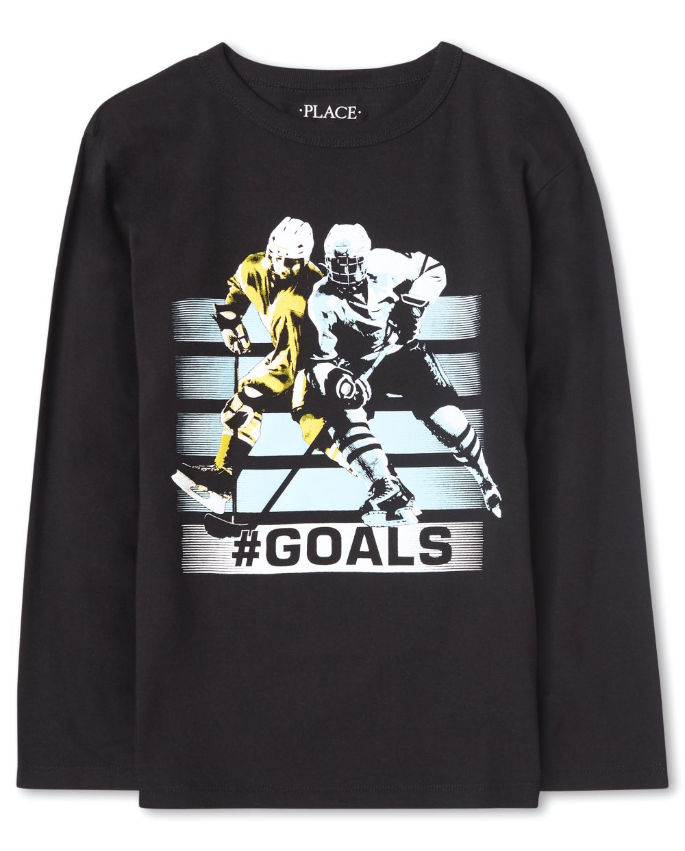 

Boys Boys Hockey Graphic Tee - Black T-Shirt - The Children's Place