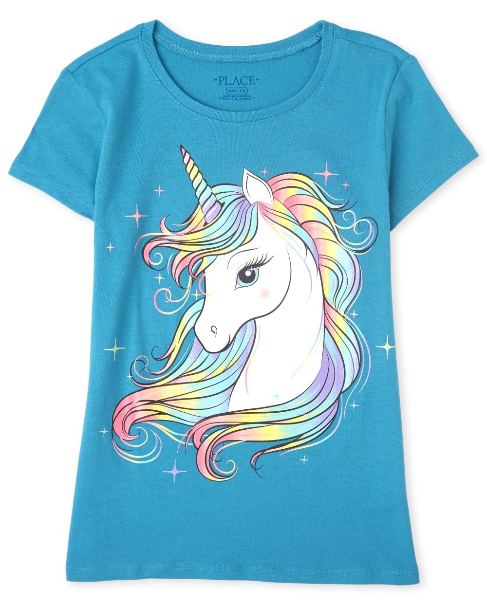 

s Unicorn Graphic Tee - Green T-Shirt - The Children's Place