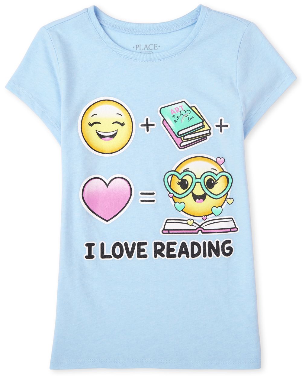 

s Love Reading Graphic Tee - Blue T-Shirt - The Children's Place