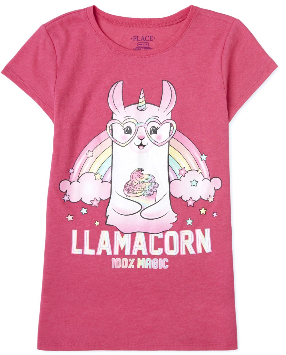 

s Llamacorn Graphic Tee - Pink T-Shirt - The Children's Place