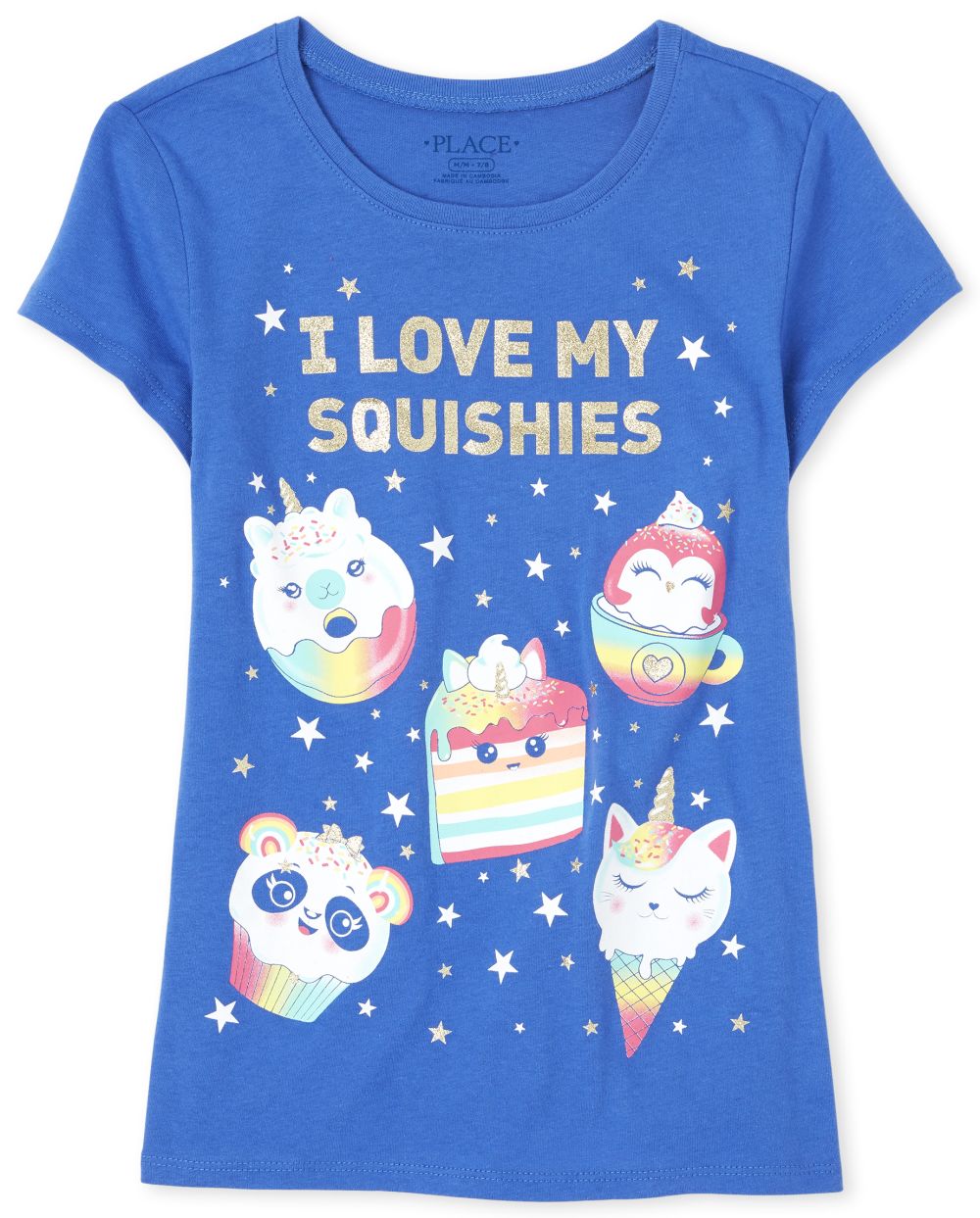 

s Love Squishies Graphic Tee - Blue T-Shirt - The Children's Place