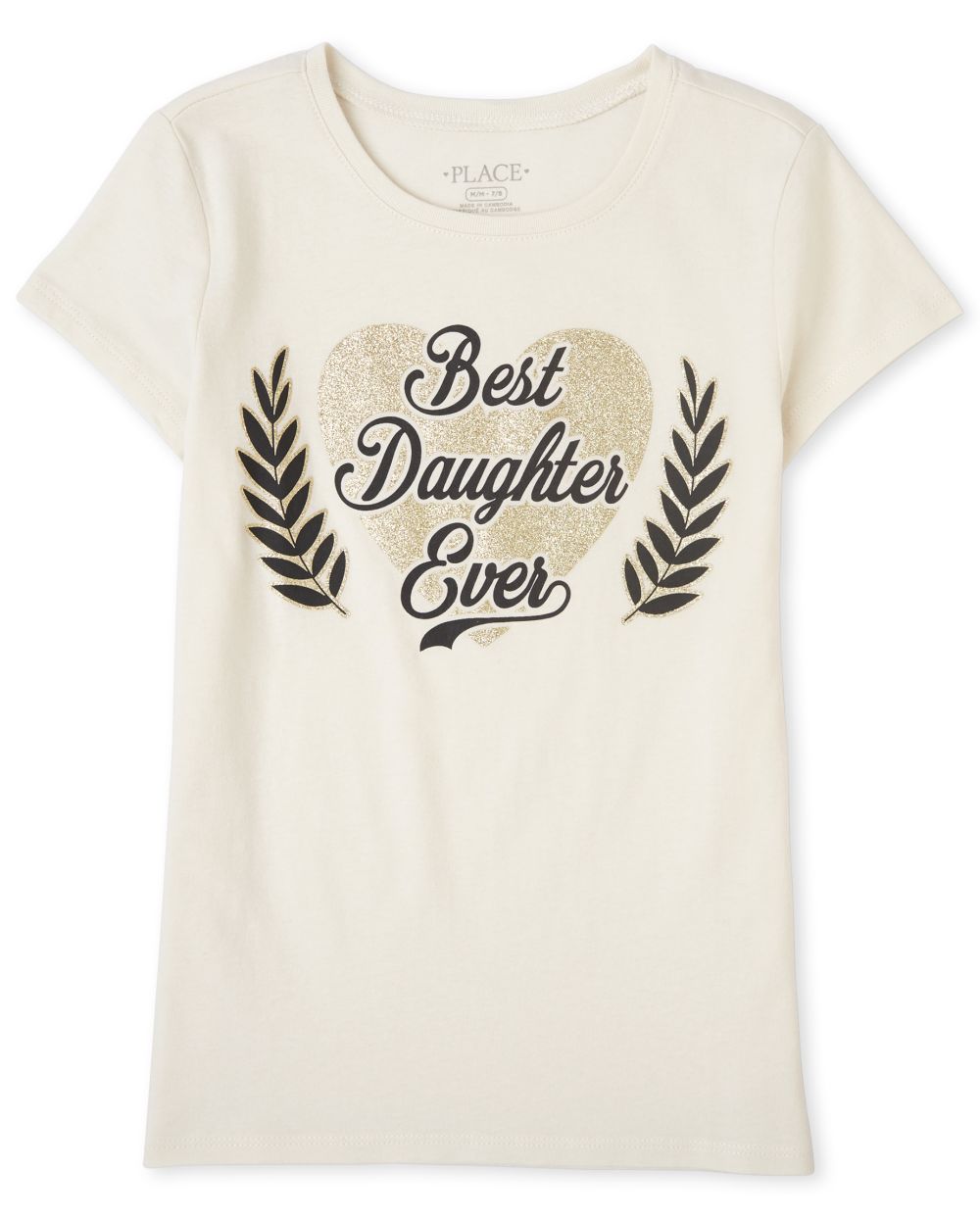 

s Best Daughter Graphic Tee - White T-Shirt - The Children's Place