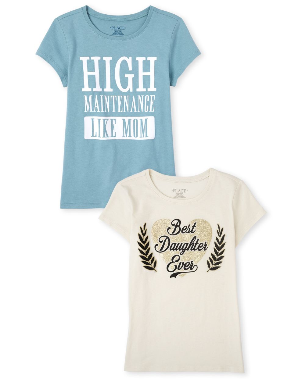 

s Mom Daughter Graphic Tee 2-Pack - Multi T-Shirt - The Children's Place