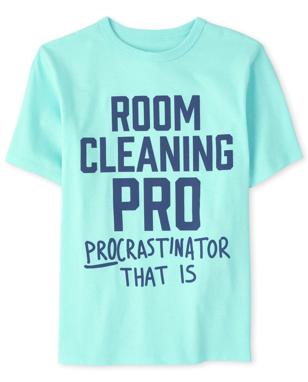 

s Boys Procrastinator Graphic Tee - Blue T-Shirt - The Children's Place