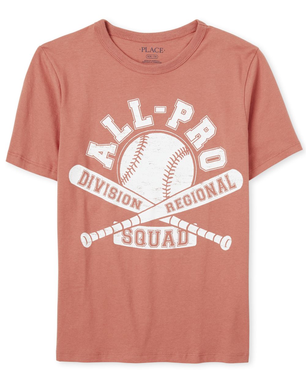 

s Boys Baseball Graphic Tee - Red T-Shirt - The Children's Place