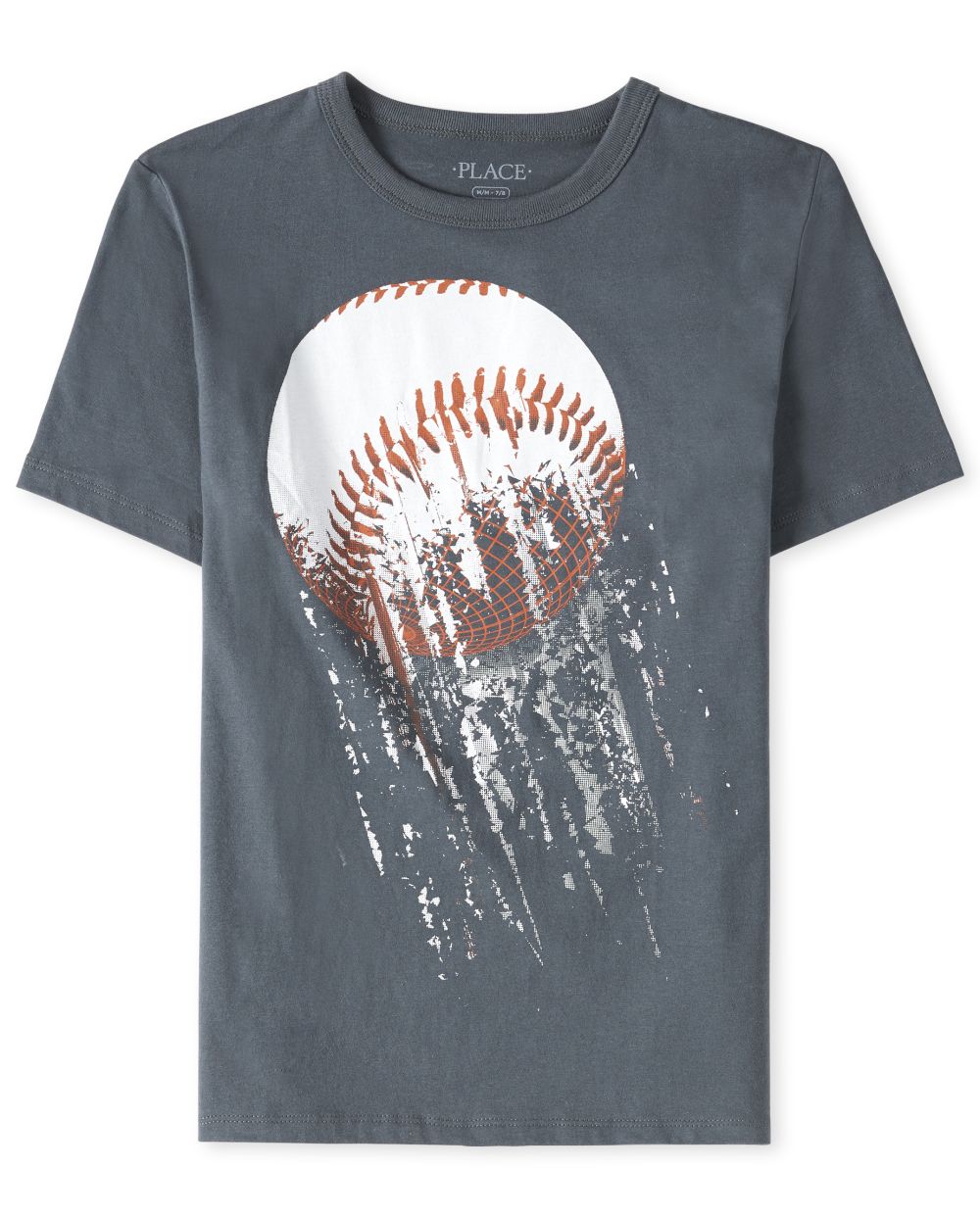 

s Boys Baseball Graphic Tee - Gray T-Shirt - The Children's Place