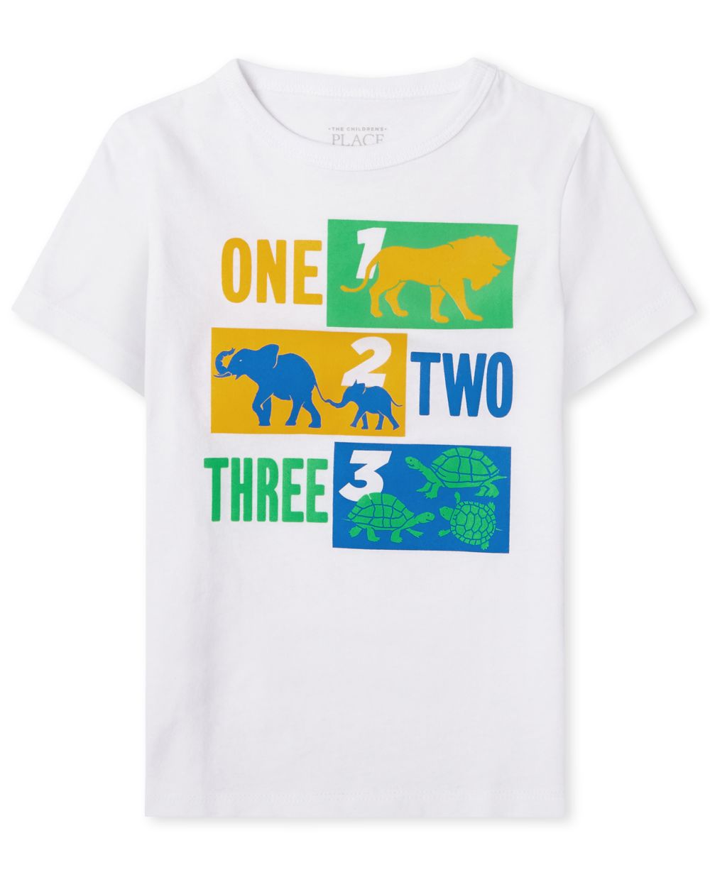 

s Baby And Toddler Boys 123 Graphic Tee - White T-Shirt - The Children's Place
