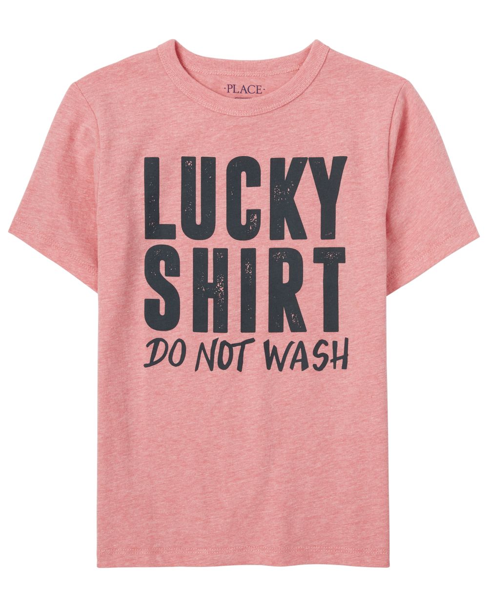 

s Boys Lucky Shirt Graphic Tee - Pink T-Shirt - The Children's Place