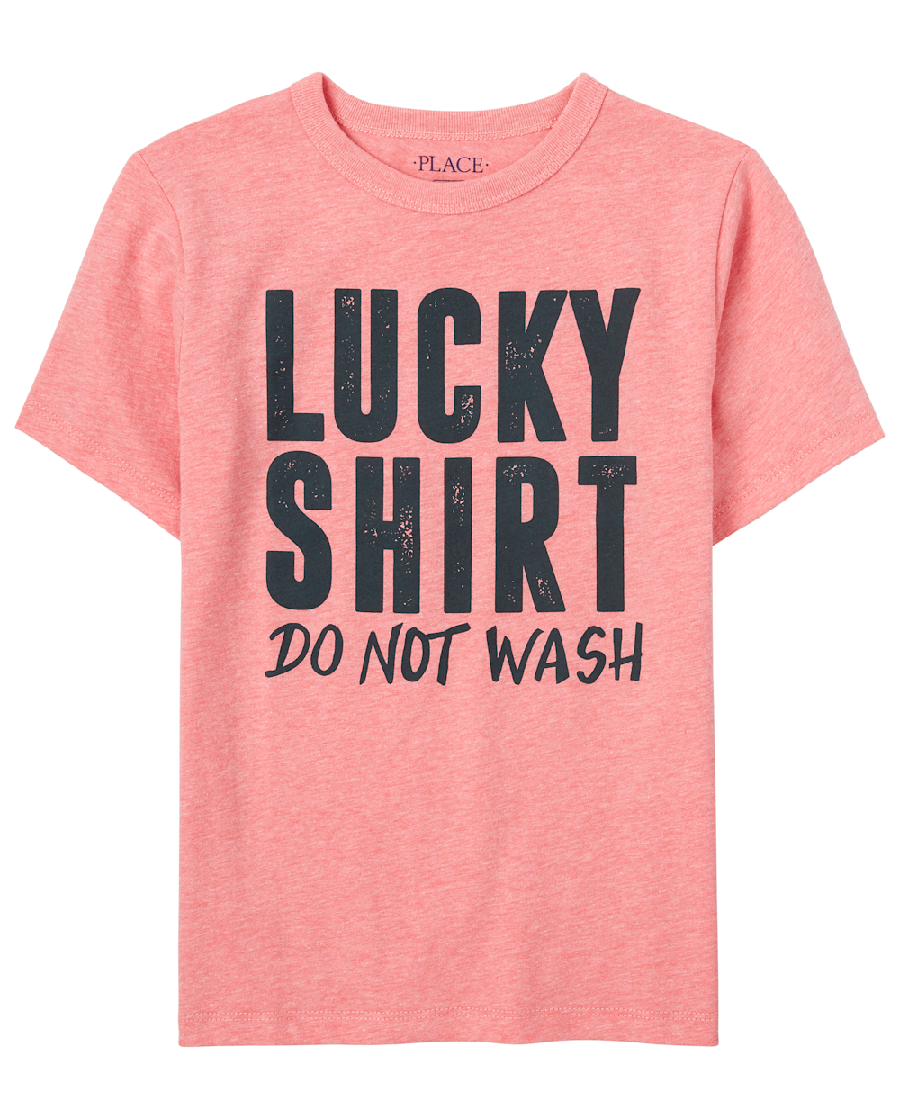 The Children’s Place Boys Lucky Shirt Graphic Tee | Size XL (14) | Pink | Cotton/Polyester The Children’s Place Boys Lucky Shirt Graphic Tee | Size XL (14) | Pink | Cotton/Polyester