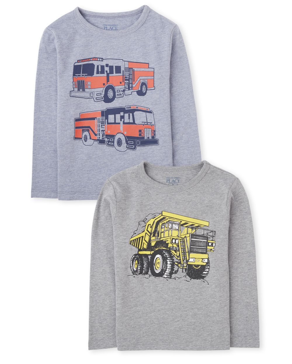 

s Baby And Toddler Boys Vehicles Graphic Tee 2-Pack - Multi T-Shirt - The Children's Place