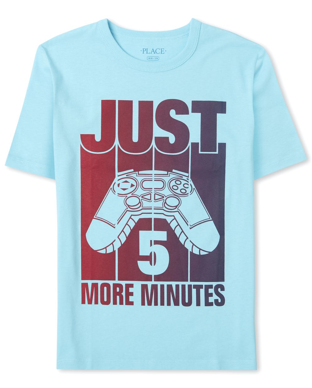 

Boys Boys Video Game Graphic Tee - Blue T-Shirt - The Children's Place