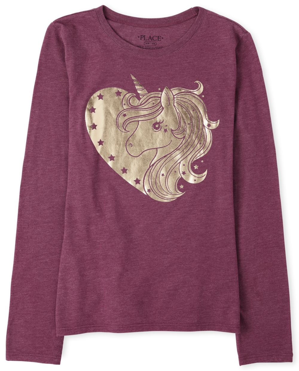

s Foil Unicorn Graphic Tee - Red T-Shirt - The Children's Place