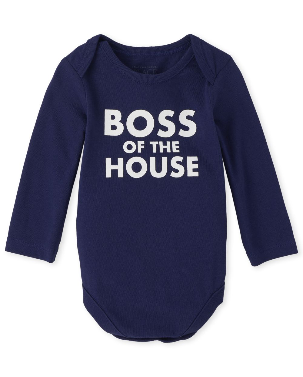 

Newborn Baby Boys Boss Graphic Bodysuit - Blue - The Children's Place