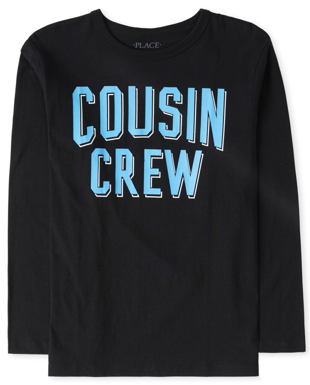 

Boys Boys Cousin Crew Graphic Tee - Black T-Shirt - The Children's Place