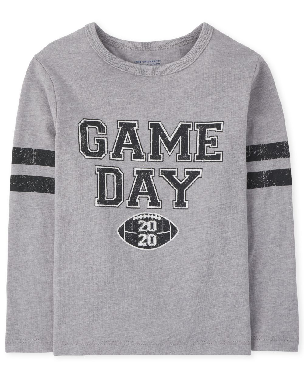 

s Unisex Baby And Toddler Matching Family Football Matching Graphic Tee - Gray T-Shirt - The Children's Place