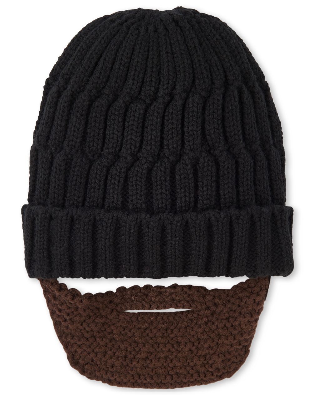 

Boys Boys Bearded Beanie - Black - The Children's Place