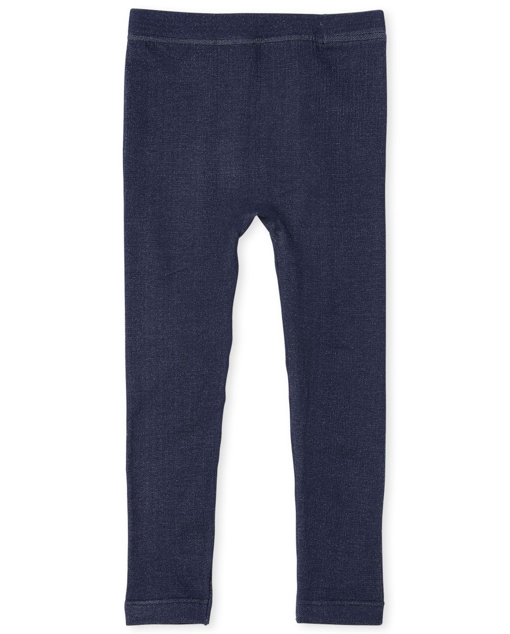 

Girls Faux Denim Fleece Lined Leggings - The Children's Place