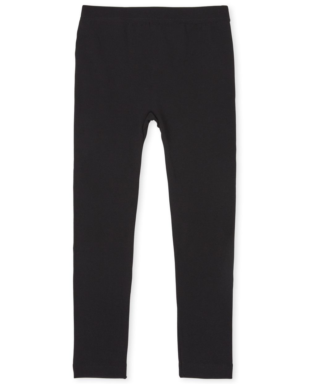 

Girls Fleece Lined Leggings - Black - The Children's Place
