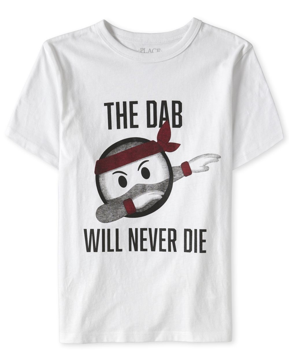 

s Boys Dancing Ninja Graphic Tee - White T-Shirt - The Children's Place