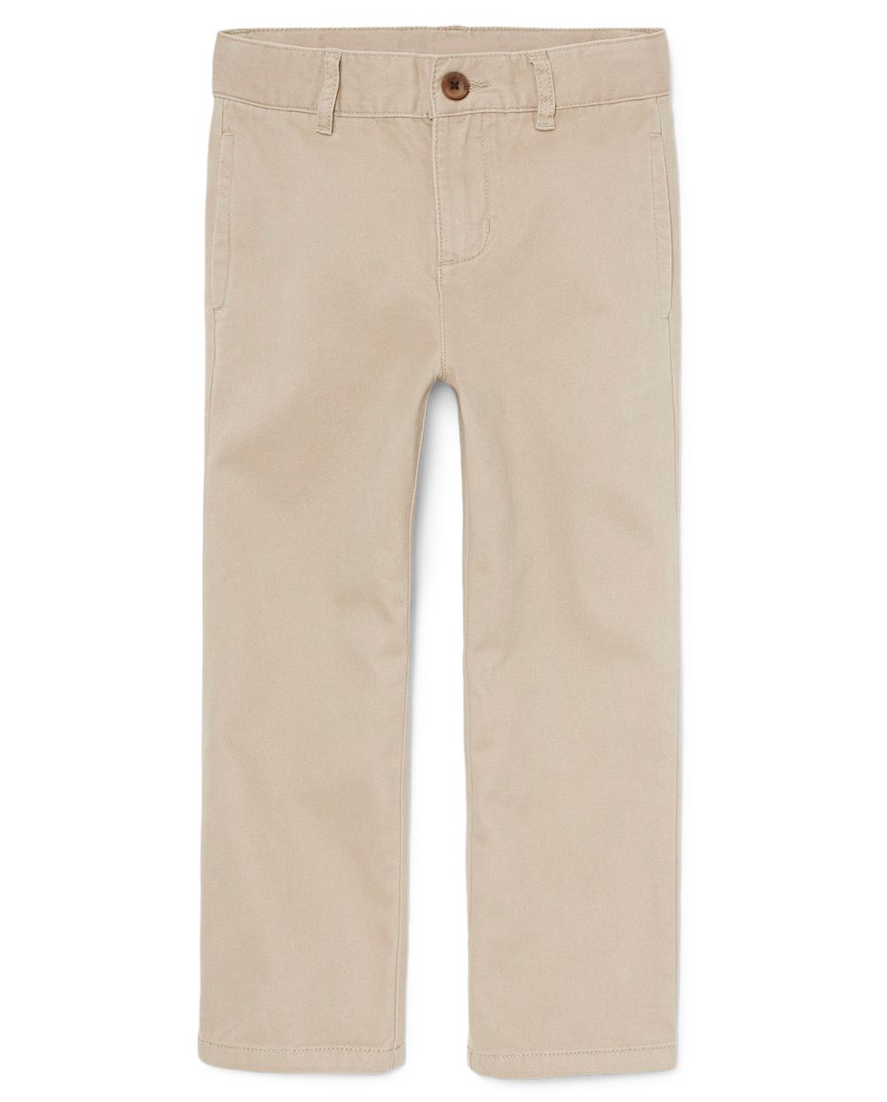 

Boys Boys Uniform Stretch Chino Pants - Tan - The Children's Place