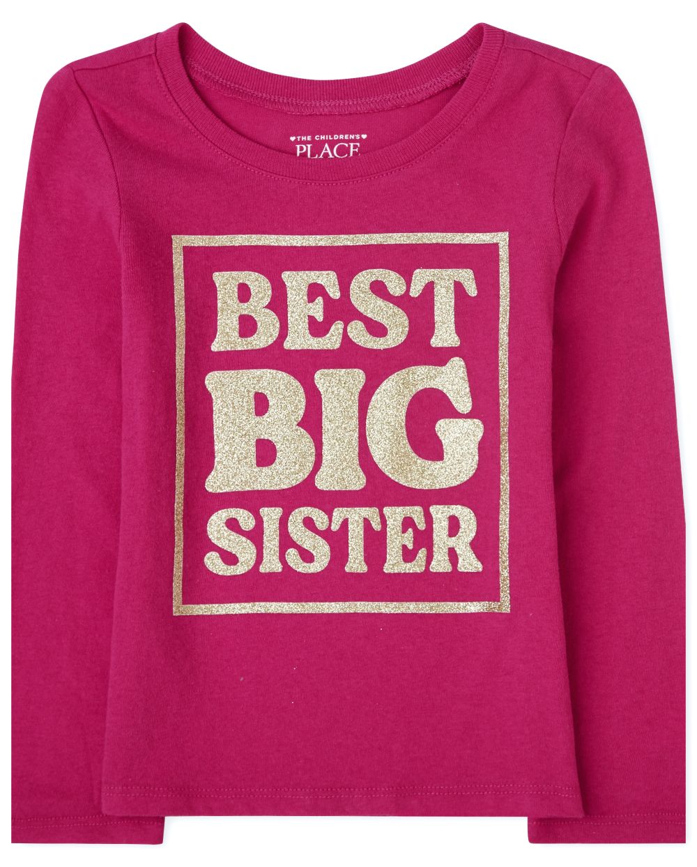 

s Baby And Toddler Big Sister Graphic Tee - Pink T-Shirt - The Children's Place